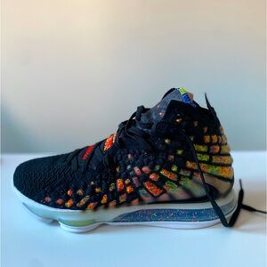 Lebron XVII Black- Multi Color Basketball Sneakers Men’s